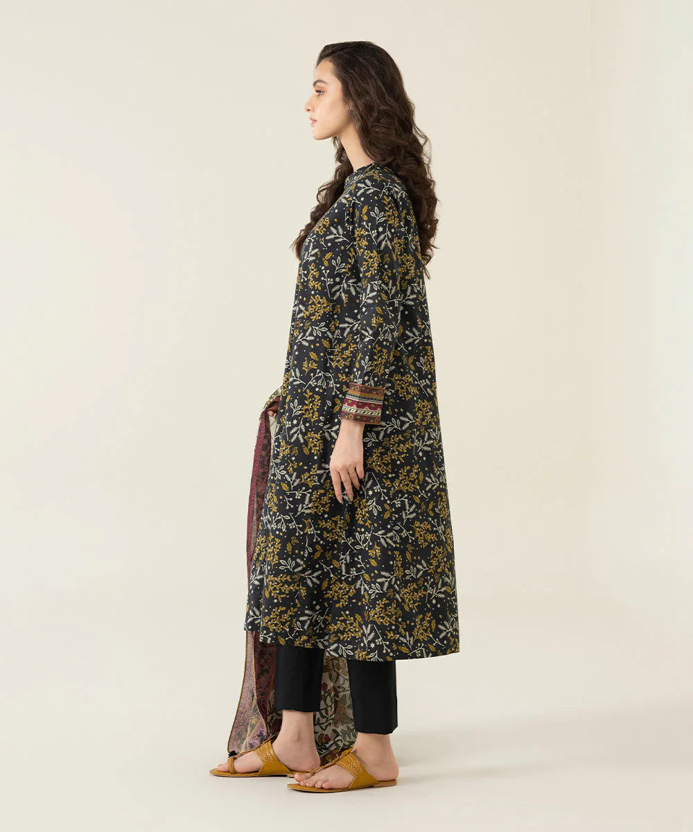 Sapphire | Unstitched 2Pc Printed Lawn - Shirt & Dupatta | U2D-DY23V4-10-R