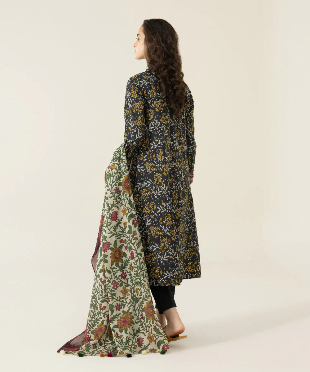 Sapphire | Unstitched 2Pc Printed Lawn - Shirt & Dupatta | U2D-DY23V4-10-R