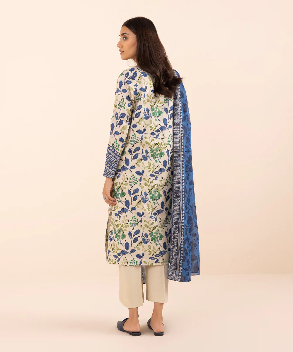 SAPPHIRE | UNSTITCHED 2 PIECE PRINTED LAWN SUIT