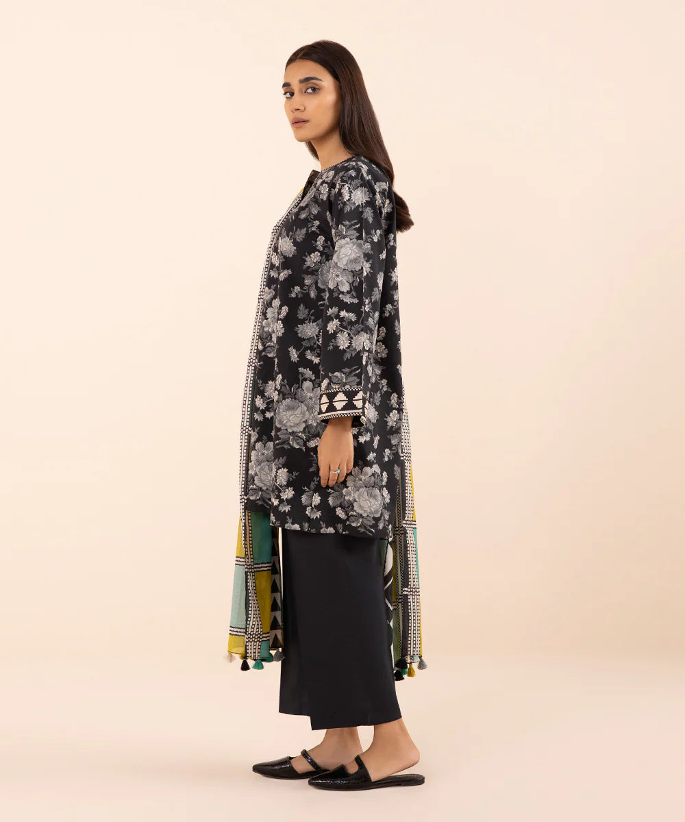 SAPPHIRE | UNSTITCHED 2 PIECE PRINTED LAWN SUIT