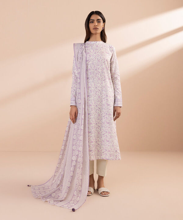 SAPPHIRE | UNSTITCHED 2 PIECE PRINTED LAWN SUIT