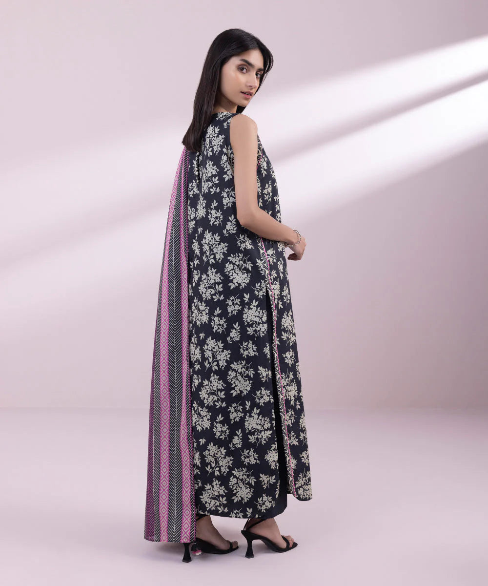 SAPPHIRE | UNSTITCHED 2 PIECE PRINTED LAWN SUIT