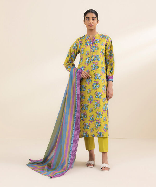 SAPPHIRE | UNSTITCHED 2 PIECE PRINTED LAWN SUIT