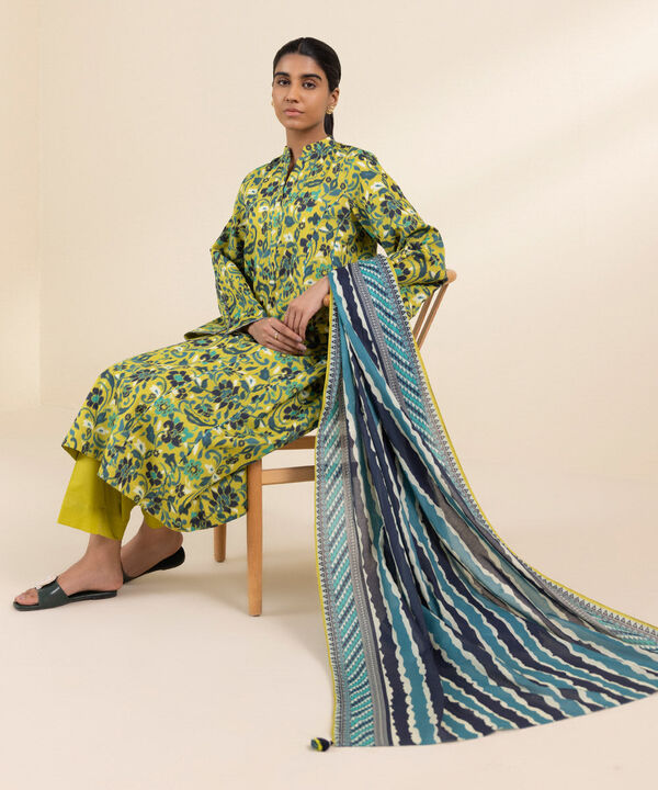 SAPPHIRE | UNSTITCHED 2 PIECE PRINTED LAWN SUIT