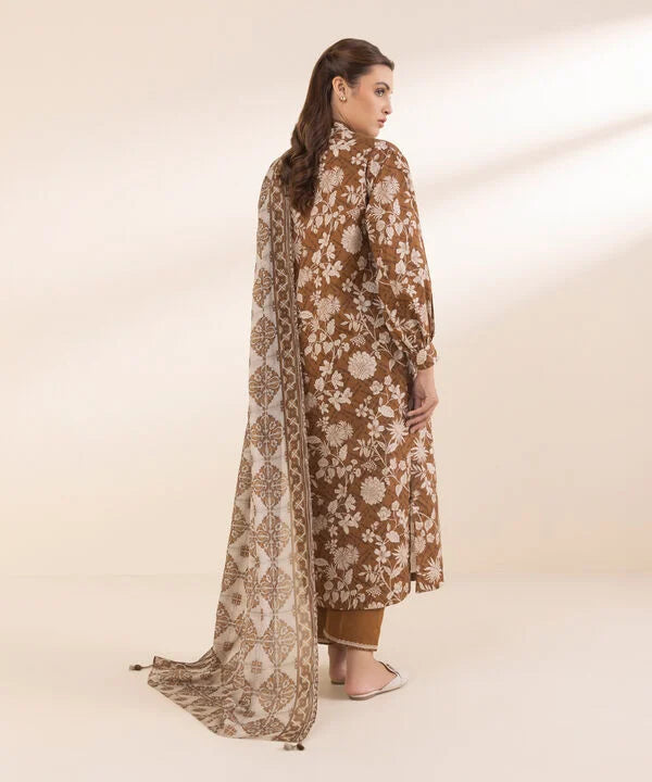 SAPPHIRE | UNSTITCHED 2 PIECE PRINTED COTTON SUIT