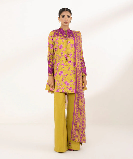 SAPPHIRE | UNSTITCHED 2 PIECE PRINTED EMBROIDERED LAWN SUIT