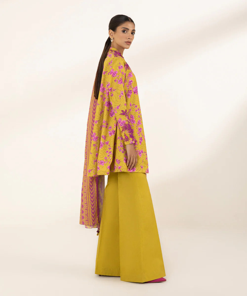 SAPPHIRE | UNSTITCHED 2 PIECE PRINTED EMBROIDERED LAWN SUIT