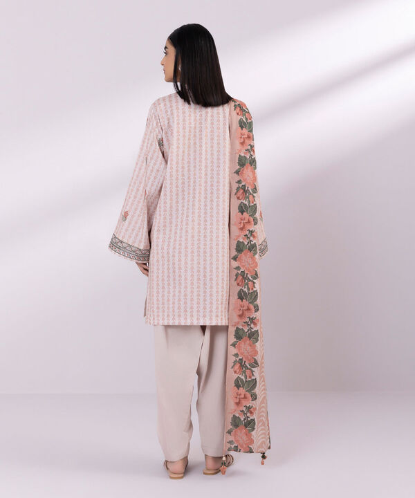 SAPPHIRE | UNSTITCHED 2 PIECE EMBROIDERED LAWN SUIT