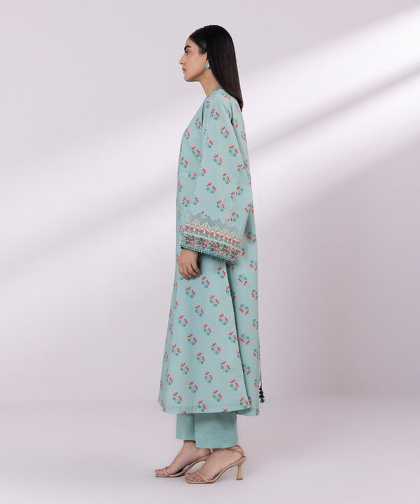SAPPHIRE | UNSTITCHED 2 PIECE EMBROIDERED LAWN SUIT