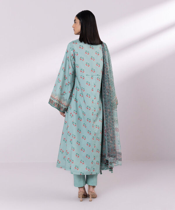 SAPPHIRE | UNSTITCHED 2 PIECE EMBROIDERED LAWN SUIT