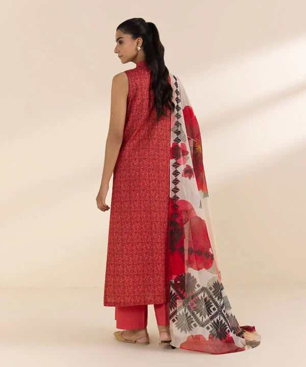 SAPPHIRE | UNSTITCHED 2 PIECE EMBROIDERED LAWN SUIT
