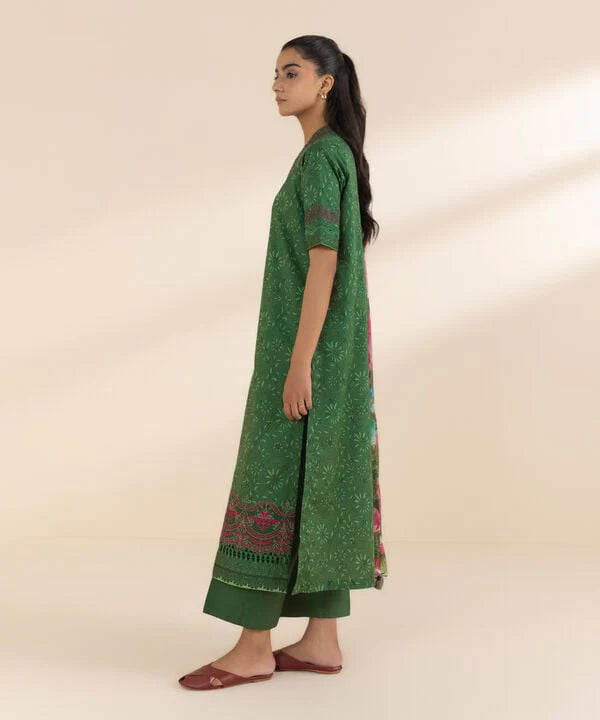 SAPPHIRE | UNSTITCHED 2 PIECE EMBROIDERED LAWN SUIT