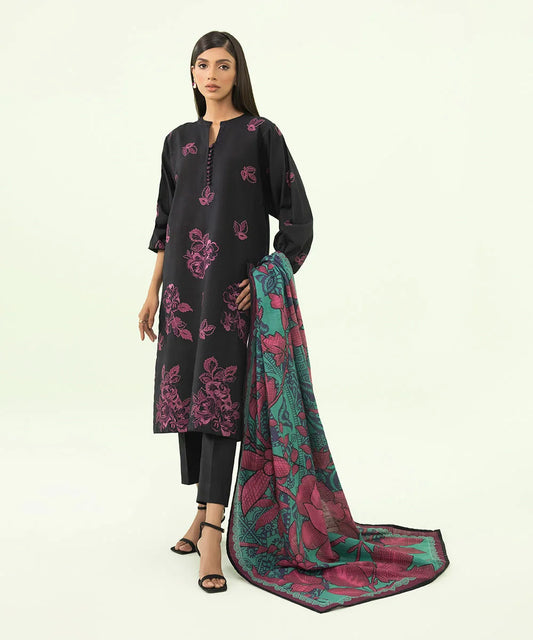 SAPPHIRE | UNSTITCHED 2 PIECE EMBROIDERED LIGHT KHADDAR SUIT