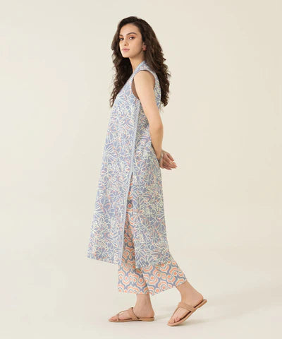 Sapphire | Unstitched 2Pc Printed Lawn - Shirt & Trouser | U2T-DY23V4-10-R