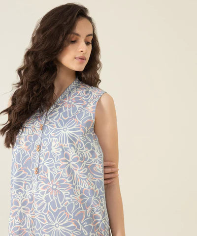 Sapphire | Unstitched 2Pc Printed Lawn - Shirt & Trouser | U2T-DY23V4-10-R