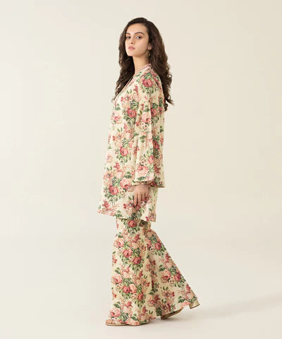 Sapphire | Unstitched 2Pc Printed Lawn - Shirt & Trouser | U2T-DY23V4-11R
