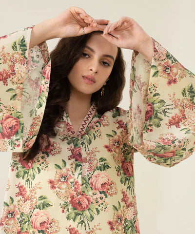 Sapphire | Unstitched 2Pc Printed Lawn - Shirt & Trouser | U2T-DY23V4-11R