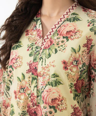 Sapphire | Unstitched 2Pc Printed Lawn - Shirt & Trouser | U2T-DY23V4-11R
