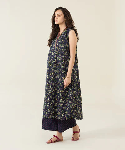 Sapphire | Unstitched 2Pc Printed Lawn - Shirt & Trouser | U2T-DY23V4-14R