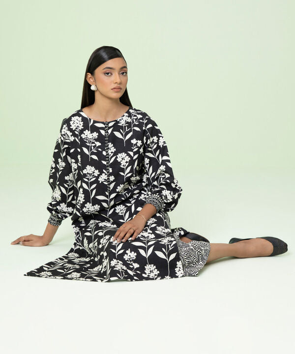 SAPPHIRE | UNSTITCHED 2 PIECE PRINTED KHADDAR SUIT