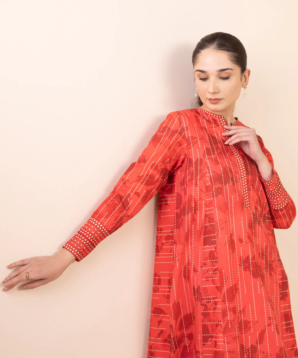 SAPPHIRE | UNSTITCHED 2 PIECE PRINTED LAWN SUIT