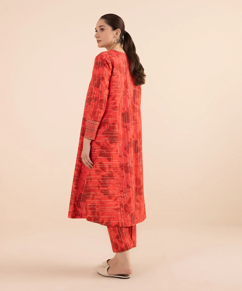 SAPPHIRE | UNSTITCHED 2 PIECE PRINTED LAWN SUIT