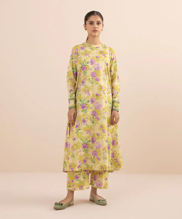 SAPPHIRE | UNSTITCHED 2 PIECE PRINTED LAWN SUIT
