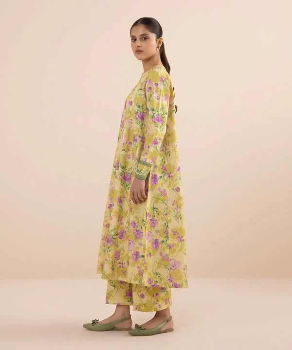 SAPPHIRE | UNSTITCHED 2 PIECE PRINTED LAWN SUIT