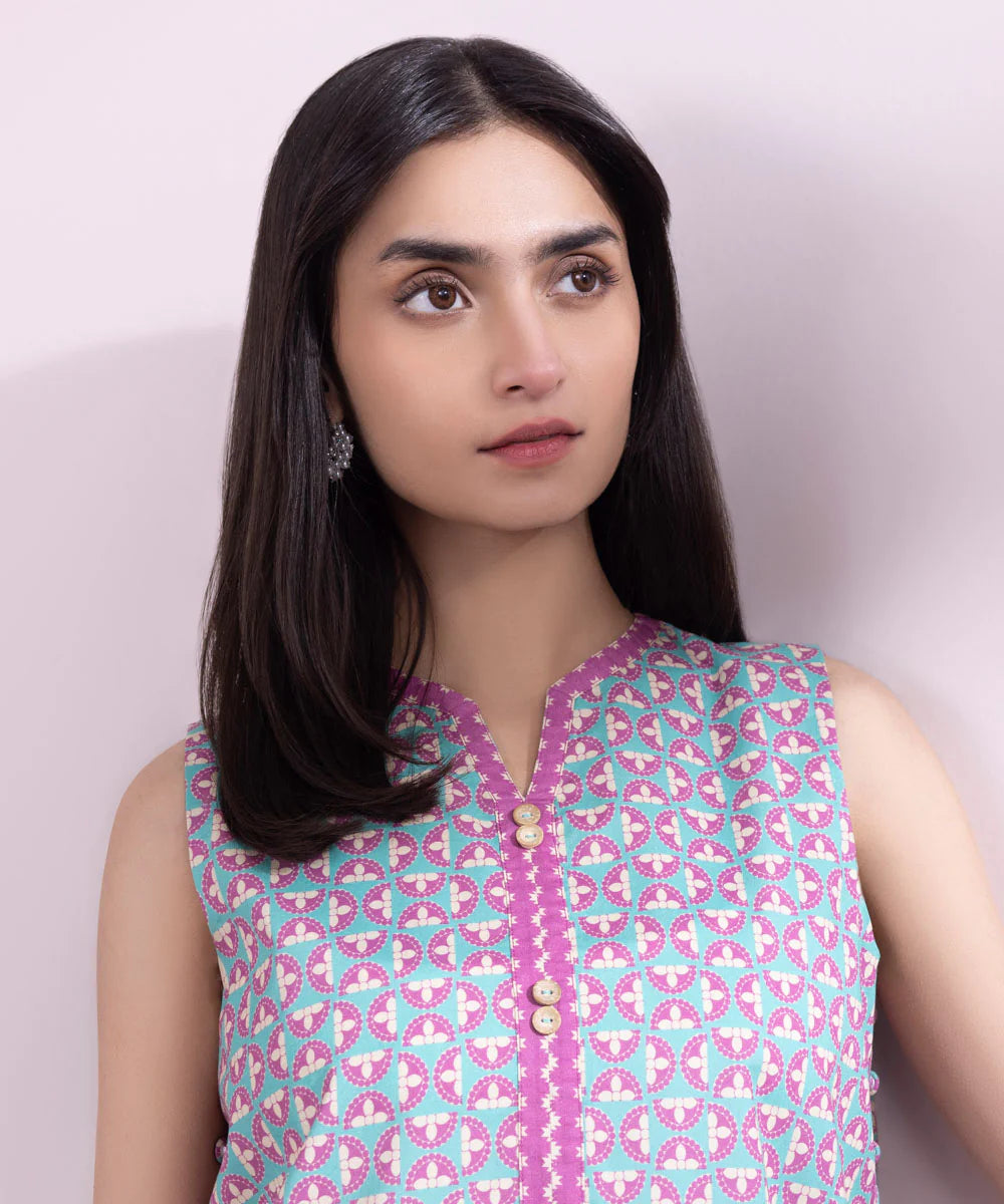 SAPPHIRE | UNSTITCHED 2 PIECE PRINTED LAWN SUIT
