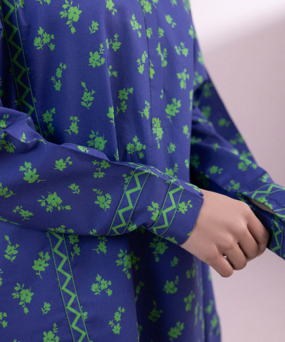 SAPPHIRE | UNSTITCHED 2 PIECE PRINTED LAWN SUIT
