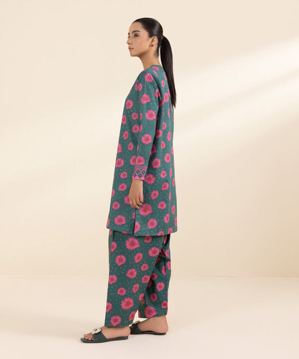 SAPPHIRE | UNSTITCHED 2 PIECE PRINTED LAWN SUIT