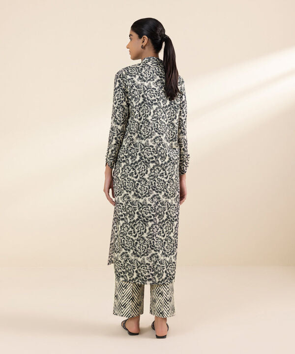 SAPPHIRE | UNSTITCHED 2 PIECE PRINTED LAWN SUIT