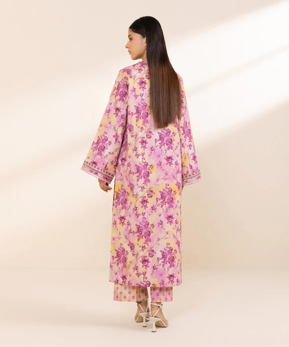 SAPPHIRE | UNSTITCHED 2 PIECE EMBROIDERED COTTON VISCOSE SUIT