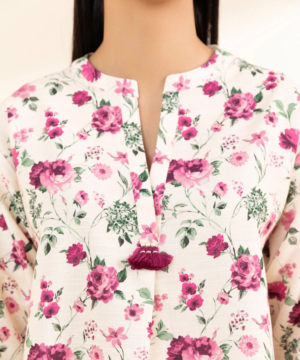 SAPPHIRE | UNSTITCHED 2 PIECE PRINTED KHADDAR SUIT