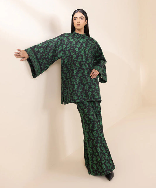 SAPPHIRE | UNSTITCHED 2 PIECE PRINTED LIGHT KHADDAR SUIT