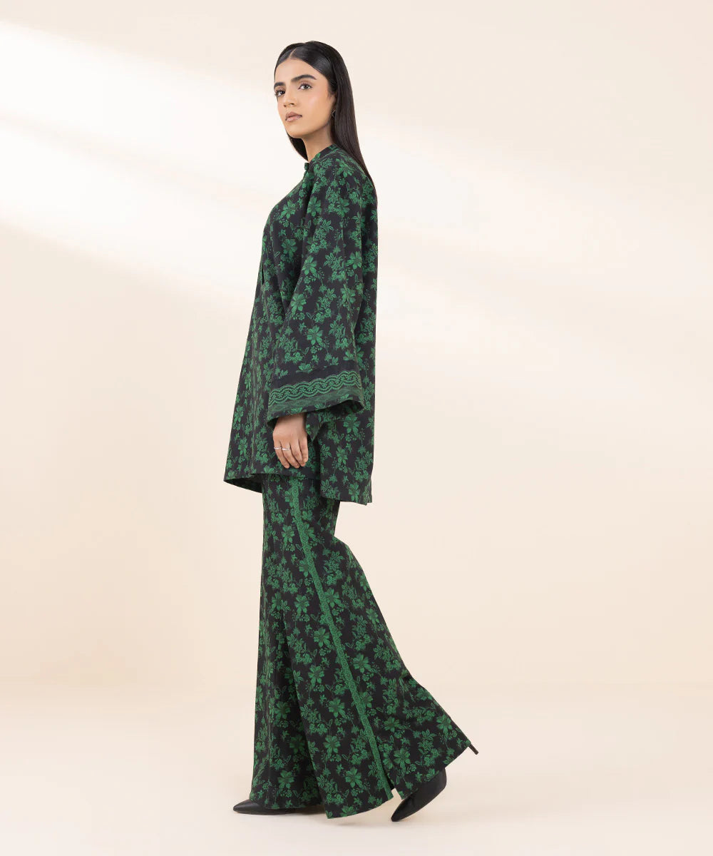SAPPHIRE | UNSTITCHED 2 PIECE PRINTED LIGHT KHADDAR SUIT