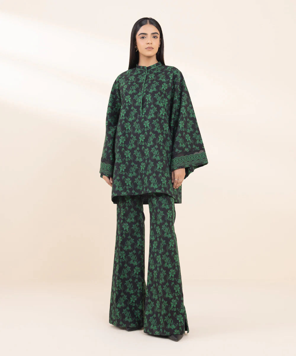 SAPPHIRE | UNSTITCHED 2 PIECE PRINTED LIGHT KHADDAR SUIT