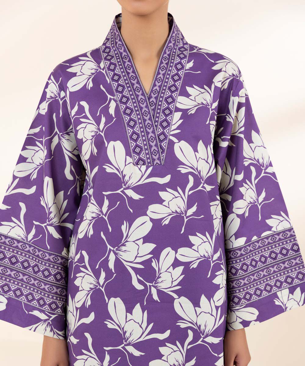 SAPPHIRE | UNSTITCHED 2 PIECE PRINTED LAWN SUIT