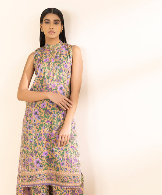 SAPPHIRE | UNSTITCHED 2 PIECE PRINTED LAWN SUIT