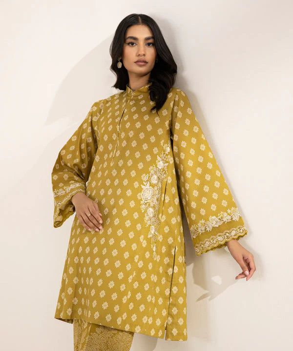 SAPPHIRE | UNSTITCHED 2 PIECE EMBROIDERED LAWN SUIT