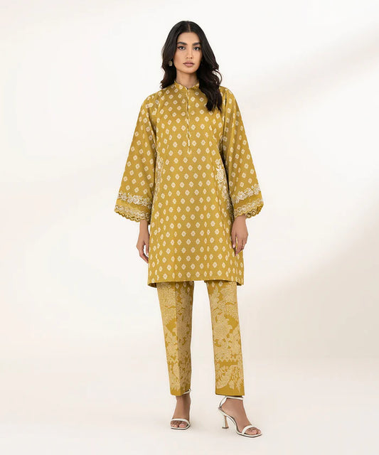 SAPPHIRE | UNSTITCHED 2 PIECE EMBROIDERED LAWN SUIT