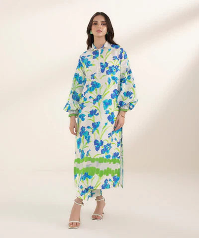 SAPPHIRE | UNSTITCHED 2 PIECE EMBROIDERED LAWN SUIT