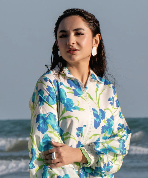 SAPPHIRE | UNSTITCHED 2 PIECE EMBROIDERED LAWN SUIT