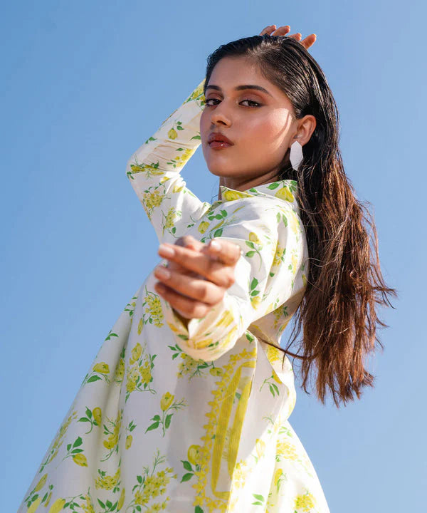 SAPPHIRE | UNSTITCHED 2 PIECE EMBROIDERED LAWN SUIT