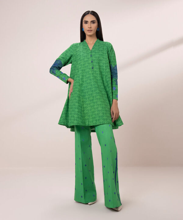 SAPPHIRE | UNSTITCHED 2 PIECE EMBROIDERED JACQUARD SUIT