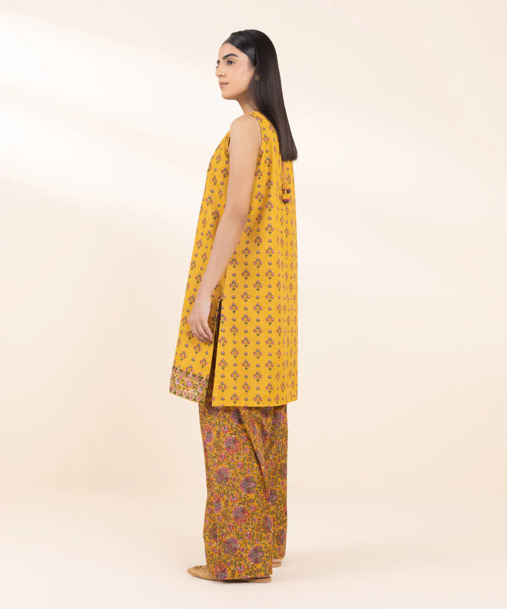 SAPPHIRE | UNSTITCHED 2 PIECE EMBROIDERED LIGHT KHADDAR SUIT