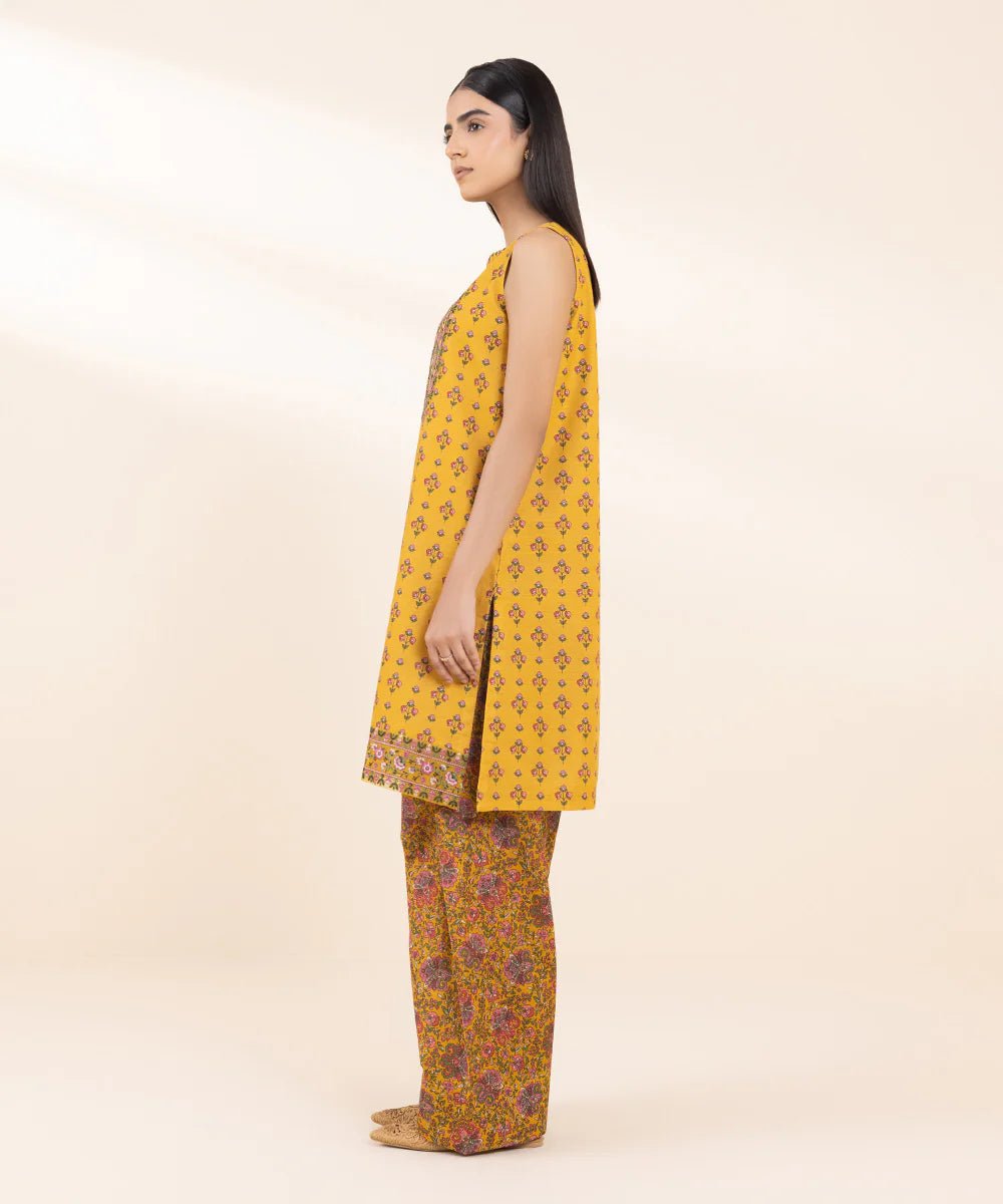 SAPPHIRE | UNSTITCHED 2 PIECE EMBROIDERED LIGHT KHADDAR SUIT