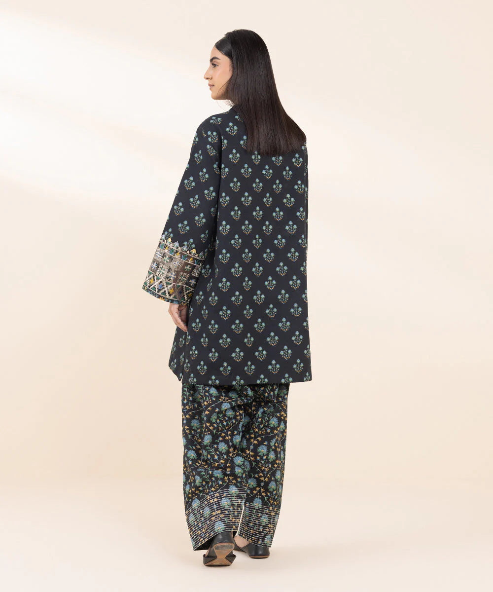 SAPPHIRE | UNSTITCHED 2 PIECE EMBROIDERED LIGHT KHADDAR SUIT