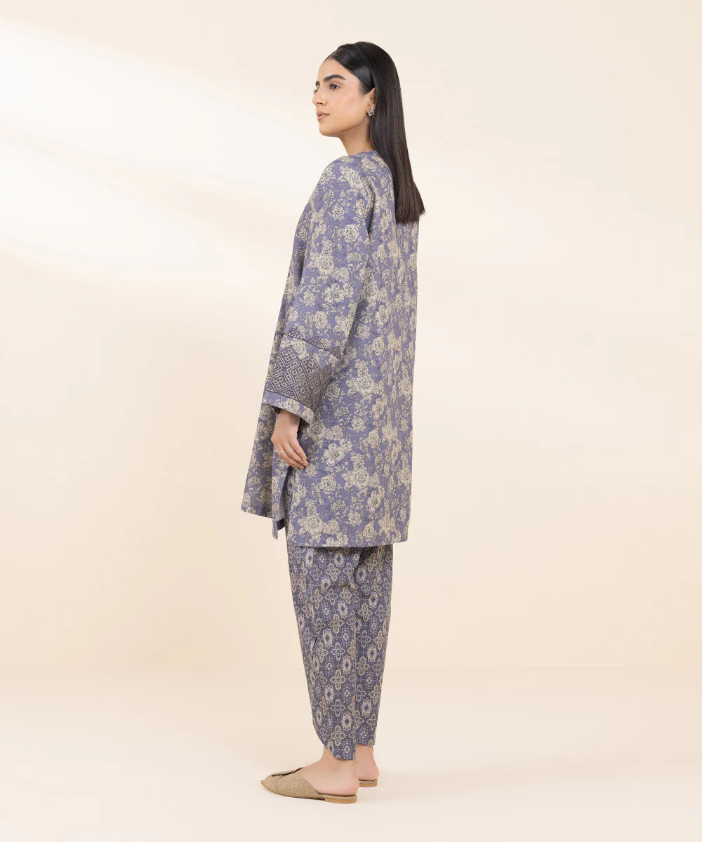 SAPPHIRE | UNSTITCHED 2 PIECE EMBROIDERED LIGHT KHADDAR SUIT