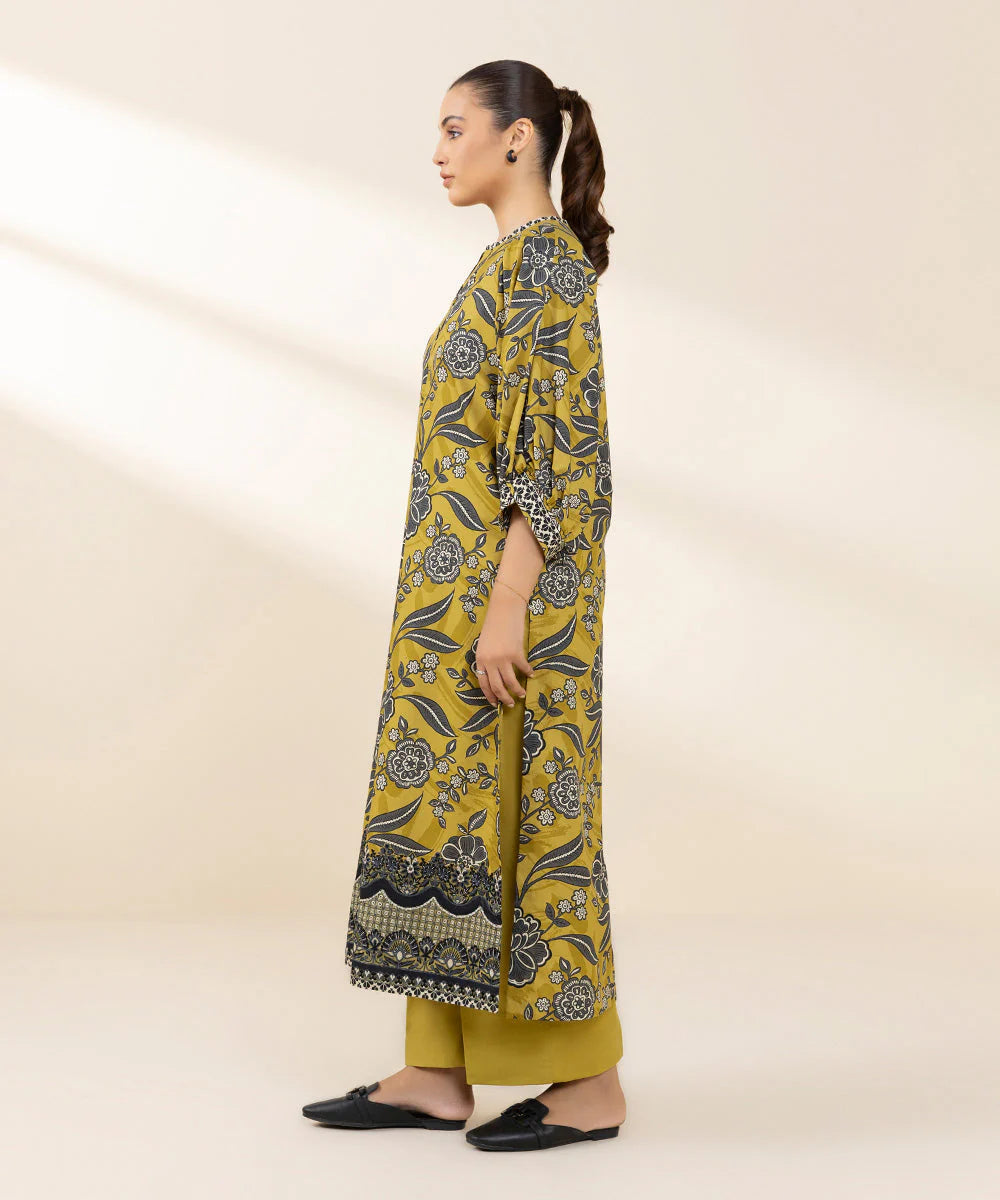 SAPPHIRE | UNSTITCHED 2 PIECE EMBROIDERED COTTON SUIT